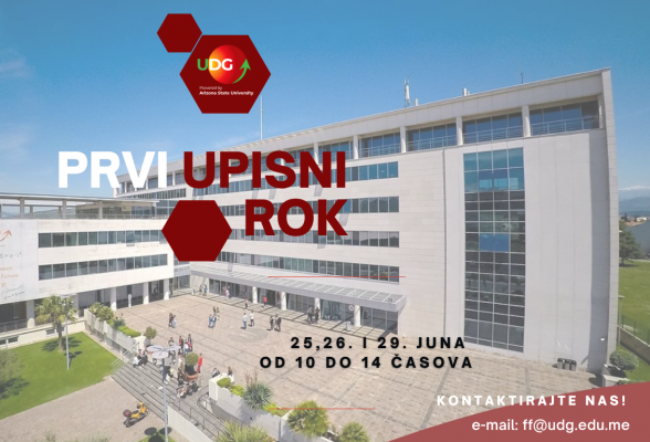 KONKURS ZA UPIS U PRVU GODINU OSNOVNIH STUDIJA ZA STUDIJSKU 2026/27. GODINU